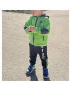 Panco Set 2 piese sport - hanorac si pantaloni - Natural Power - Verde & Negru - pentru baietei - Negru