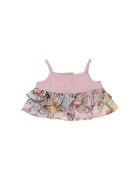 Panco Top cu volane - Star Light - Roz - pentru fetite - Roz