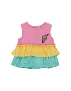 Panco Top cu volane - Surf Up - multicolor - pentru fetite - Roz