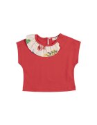 Panco Tricou cu volan - Layana - Rosu - pentru fetite - Rosu