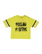 Panco Tricou Fun Crew - Feeling Good - Galben Fosforescent - pentru baietei - Galben
