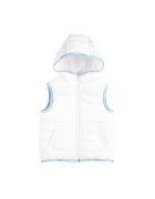 Panco Vesta cu margine Bleu - Flexible - Alb - pentru baietei - Alb