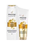 Pantene Pachet: Sampon + Balsam de par - Par fin
