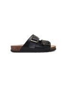 Panto Fino Slapi dama - RR267022 - Piele naturala - Negru
