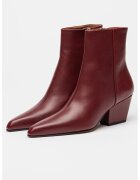 PARIS TEXAS Botine de piele Jane - Visiniu