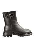 PASS Collection Ghete casual - dama - DL70038A negru - piele naturala - cu toc - Negru