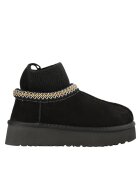 PASS Collection Ghete sport dama negru piele intoarsa - Negru