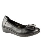 PASS Collection Pantofi casual - dama - 218201-01 negru - piele naturala - Negru