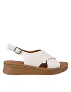 PASS Collection Sandale casual - dama - KL60020D alb - piele naturala - Alb