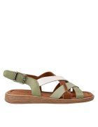 PASS Collection Sandale casual - dama - KL60022B verde - piele naturala