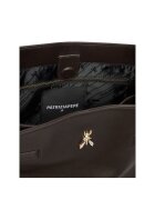 Patrizia Pepe Geanta dama model Deep Chocolate - din piele naturala - culoare ciocolata - dimensiuni nedefinite.