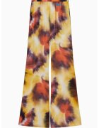 Patrizia Pepe Pantaloni largi cu imprimeu tie-dye - Multicolor
