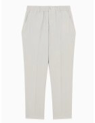 Patrizia Pepe Pantaloni regular fit cu elastic în talie LH4 - Gri