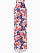 Patrizia Pepe Rochie midi cu model floral - Roz