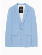 Patrizia Pepe Sacou regular fit cu inchidere la un singur rand de nasturi - Albastru -
