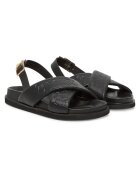 Patrizia Pepe Sandale copii - Vitello Nero - piele naturala - negru