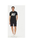 PAUL&SHARK Tricou barbati 25411094 - Bumbac - Negru - Negru