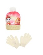Paw Patrol Set Caciula si Manusi Zima - Crem - 54