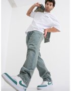 Pegador Blugi relaxed-fit cu talie medie - Albastru inchis