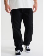 Pegador Blugi relaxed-fit din bumbac cu talie medie - Negru