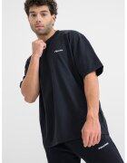 Pegador Tricou din bumbac cu imprimeu logo pe partea din spate - Gri deschis/Albastru inchis/Negru stins