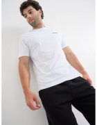 Pegador Tricou regular-fit cu logo discret - Alb optic