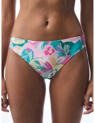 Penti Bikini cu model - Galben/Turcoaz/Roz