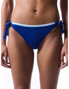 Penti Bikini cu model uni - Alb/Albastru royal