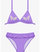 Penti Costum de baie din doua piese cu volane - Violet