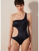 Penti Costum de baie intreg cu decupaj lateral - Negru