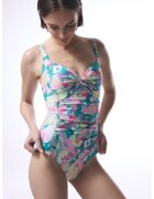 Penti Costum de baie intreg cu imprimeu - Multicolor