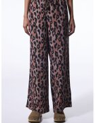 Penti Pantaloni cu animal print - Negru stins/Maro nisip/Caramiziu