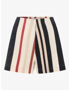 Penti Pantaloni scurti de plaja - din bumbac - in dungi - Rosu/Negru/Bej deschis