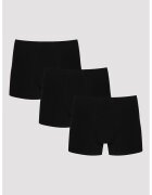 Penti Set de boxeri din amestec de bumbac - 3 Perechi - Negru