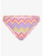 Penti Slip brazilian cu imprimeu - Roz pastel/Galben pal/Lila