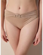 Penti Slip cu aspect stralucitor - Maro nisip