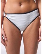 Penti Slip cu detalii contrastante - Negru stins/Alb optic