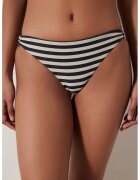 Penti Slip cu dungi - Alb/Negru