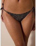 Penti Slip cu imprimeu - Negru