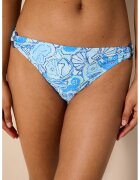 Penti Slip cu imprimeu tropical - Alb/Albastru deschis