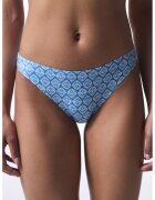 Penti Slip cu model - Alb/Albastru