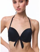 Penti Sutien halter de baie cu burete - Negru