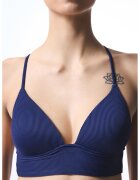 Penti Sutien striat de baie - Bleumarin