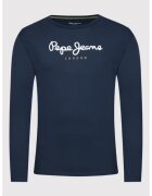 Pepe Jeans Bluza barbati - 209509397 - Bumbac - Bleumarin