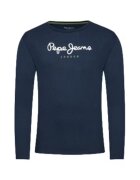 Pepe Jeans Bluza barbati bumbac - bleumarin