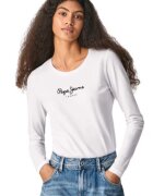 Pepe Jeans Bluza dama slim fit - bumbac/elastan - alb
