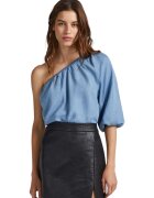 Pepe Jeans Bluza din lyocell cu decolteu pe un umar Felina -