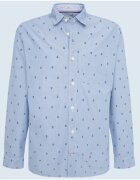 Pepe Jeans Camasa barbati - Bumbac - Albastru`1324 - Albastru