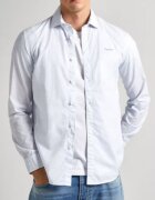 Pepe Jeans Camasa eleganta din bumbac - Albastru deschis