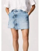 Pepe Jeans Fusta din denim cu nasturi decorativi Hannah